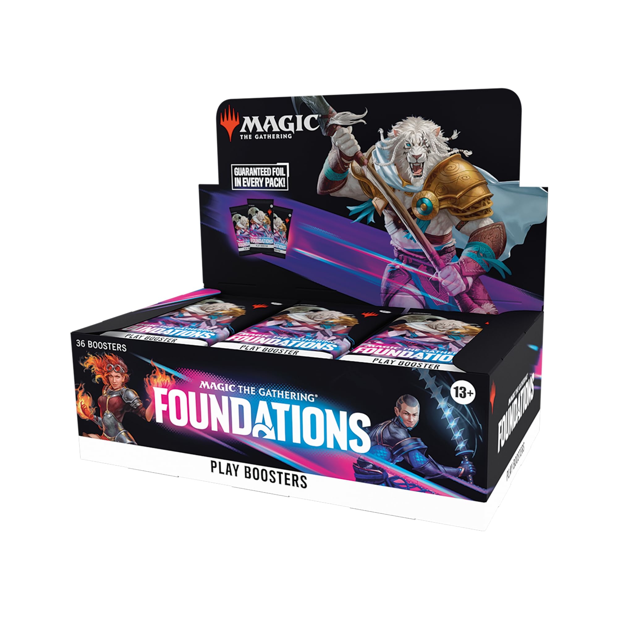 Magic: The Gathering Foundations Play Booster Box - 36 Packs for MTG Card Game Collectors & Players | Perfect for Drafting, Deck Building & Casual Play