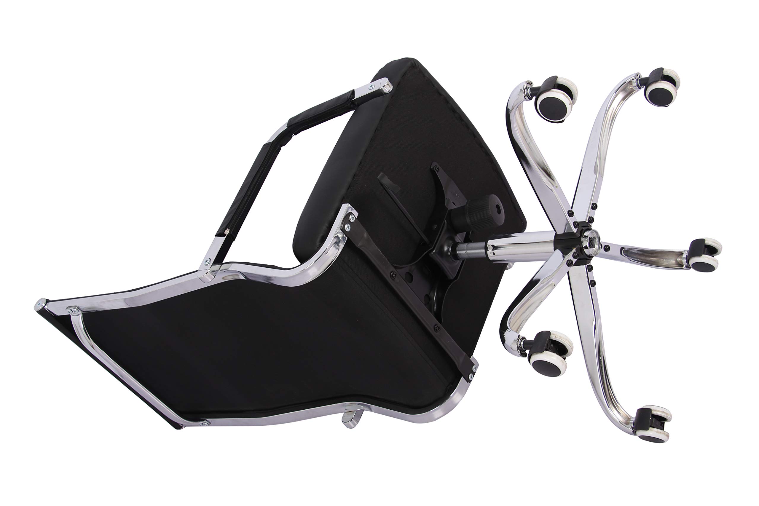 Wovenbyrd High Back Ergonomic Office Chair with Adjustable Height - Black - Perfect for Home Office, Gaming & Workspace Comfort