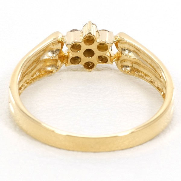 18K Yellow Gold Diamond Ring for Women - Elegant Solitaire Engagement & Wedding Band - Perfect for Proposals, Anniversaries, and Special Occasions