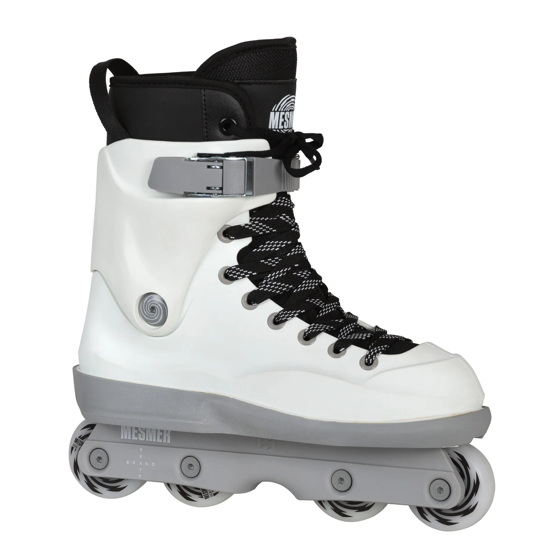 Mesmer Team White Inline Skates for Adults - High-Performance Rollerblades for Fitness & Urban Skating - Perfect for Outdoor Exercise & Commuting