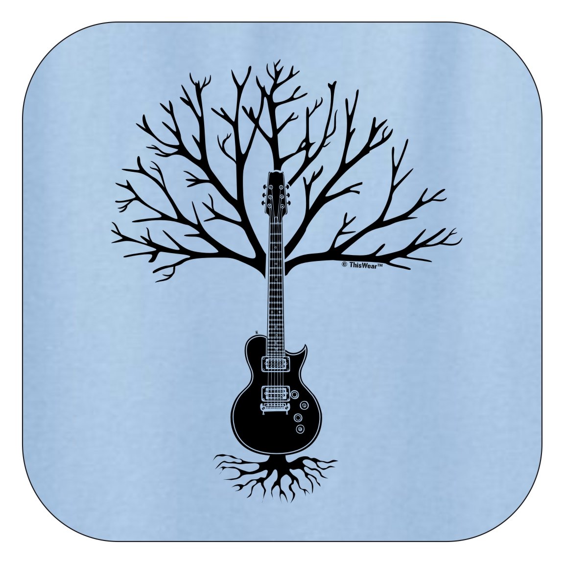 ThisWear Tree of Life Guitar Hoodie - Music Lovers Sweatshirt for Men & Women - Perfect for Concerts, Gifts & Casual Wear