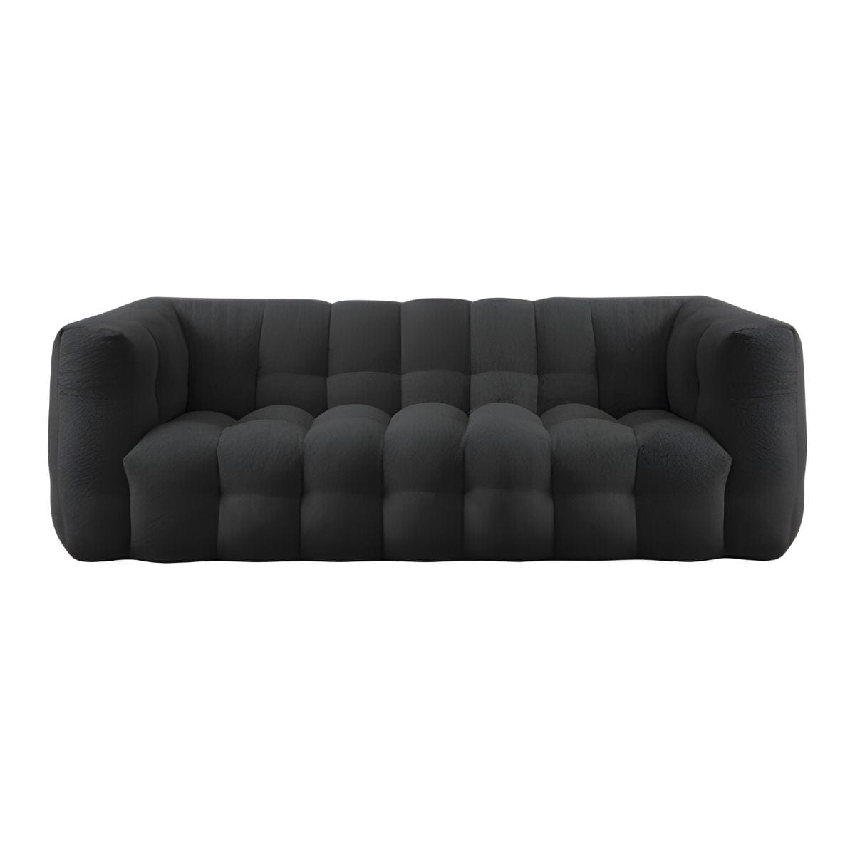 Premium ROSAS 2-Seater Sofa - Modern Upholstered Loveseat for Living Room, Lounge & Small Spaces - Comfortable Fabric Couch for Apartments, Dorms & Cozy Home Decor