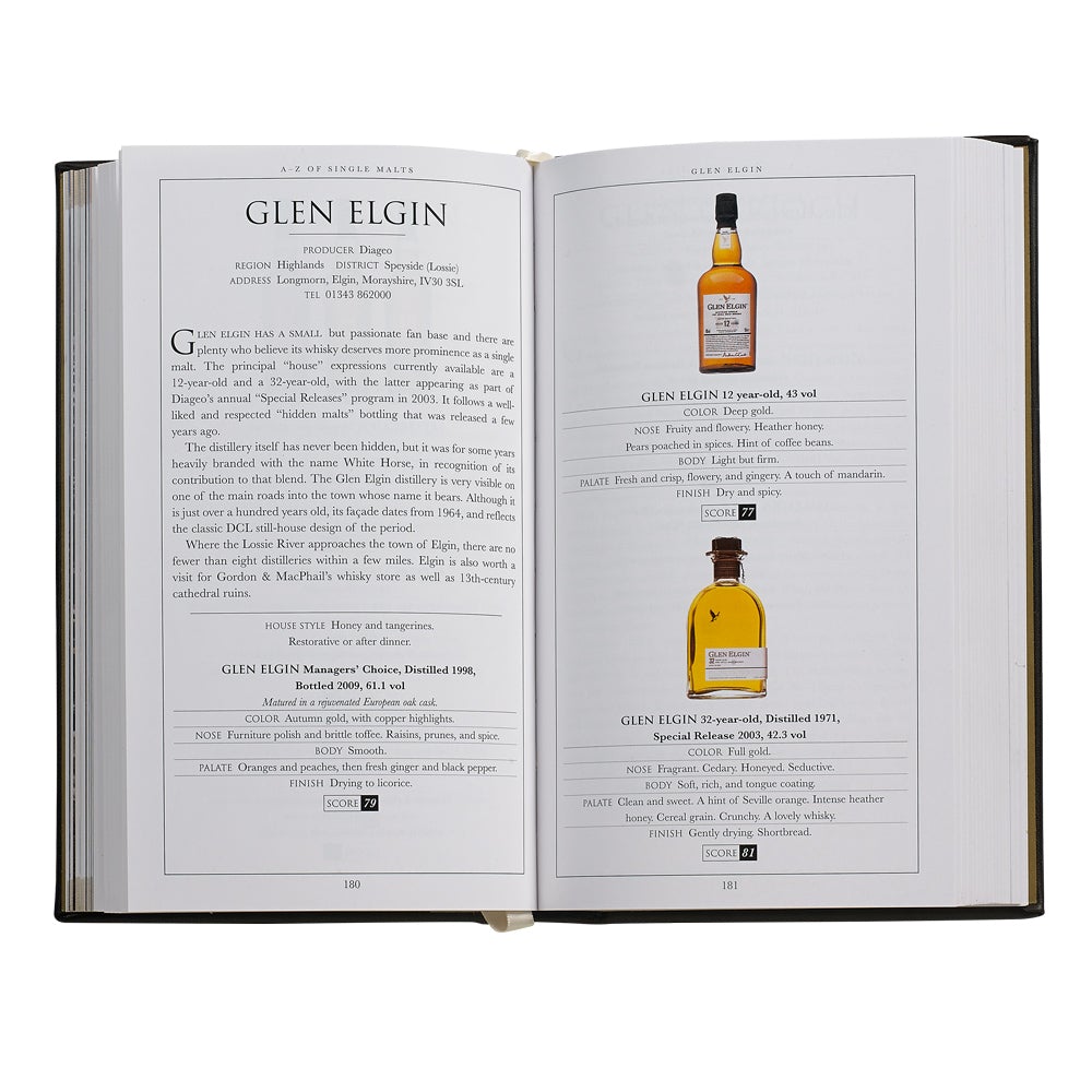 Premium Single Malt Scotch Whisky Guide - Leather Bound Book | Perfect for Whisky Lovers, Collectors & Home Bar Decor