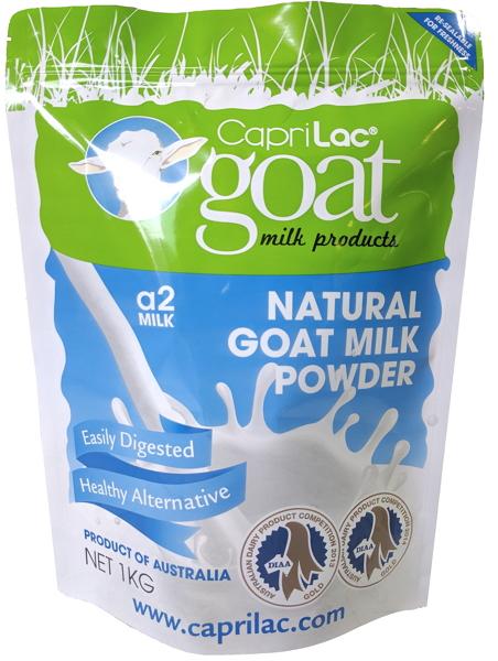 Caprilac Goats Milk Powder - Premium Grade A Goat Milk Powder for Adults & Kids | Rich in Calcium & Probiotics | Ideal for Smoothies, Baking & Coffee Creamer