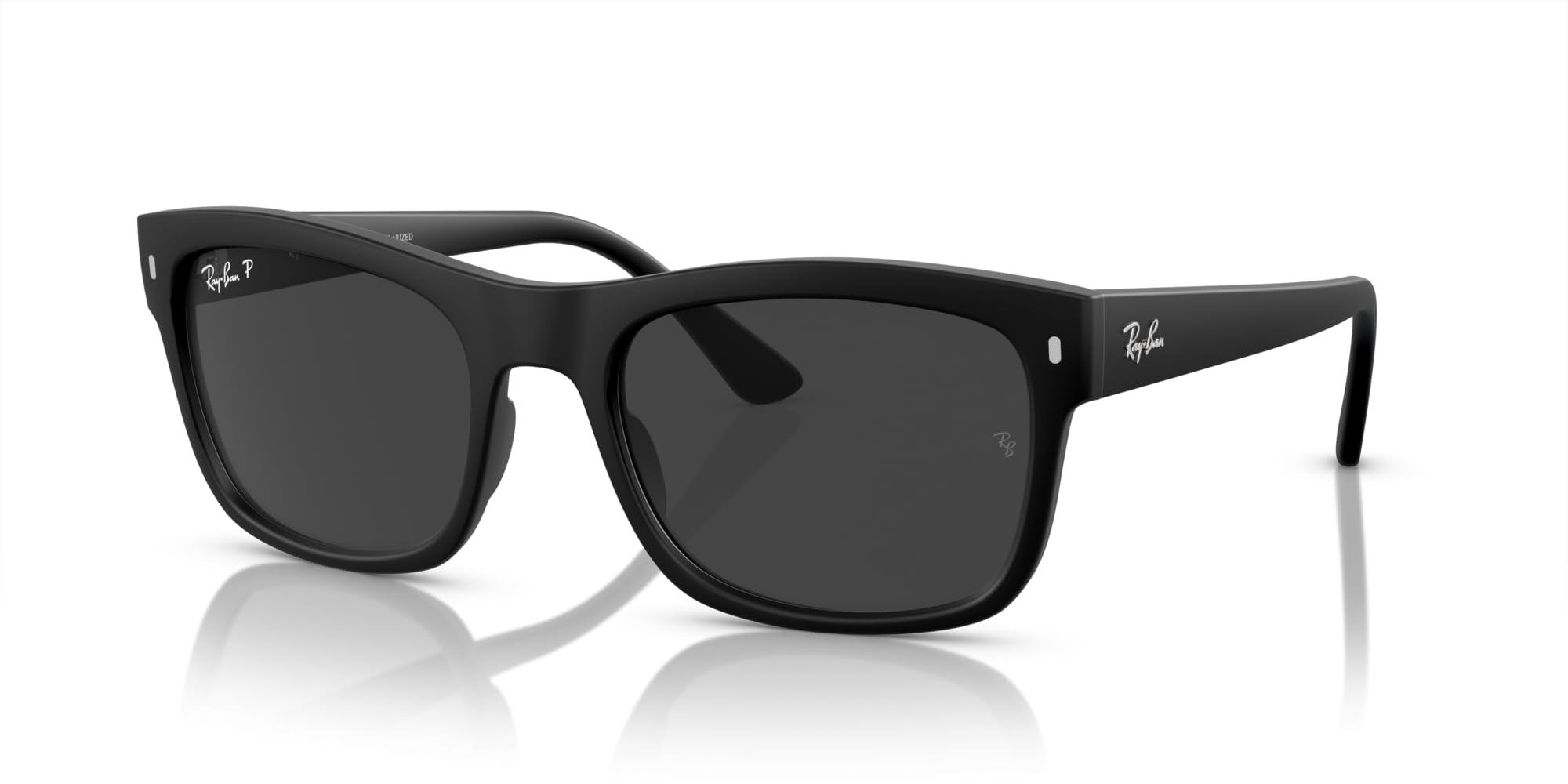 Ray-Ban RB4428 Square Sunglasses for Men & Women - Classic UV Protection Polarized Lenses - Perfect for Driving, Beach & Outdoor Activities
