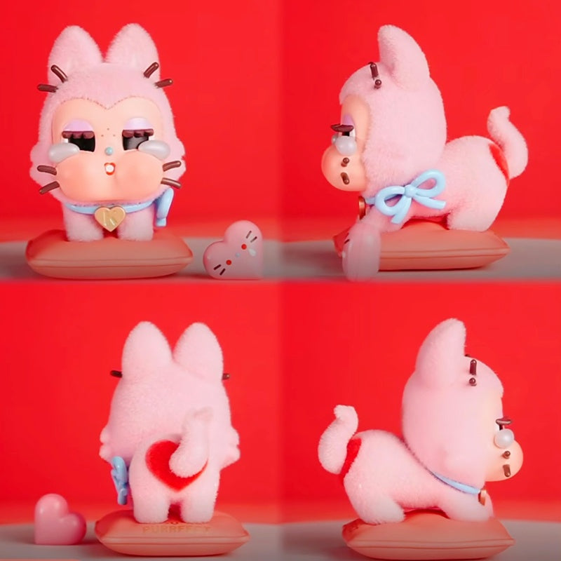 Crybaby Crying For Love Series - You're Purr Fect Kawaii Cat Plush Toy | Cute Emotional Support Stuffed Animal for Kids, Teens & Adults | Perfect Gift for Valentine's Day, Birthdays & Home Decor