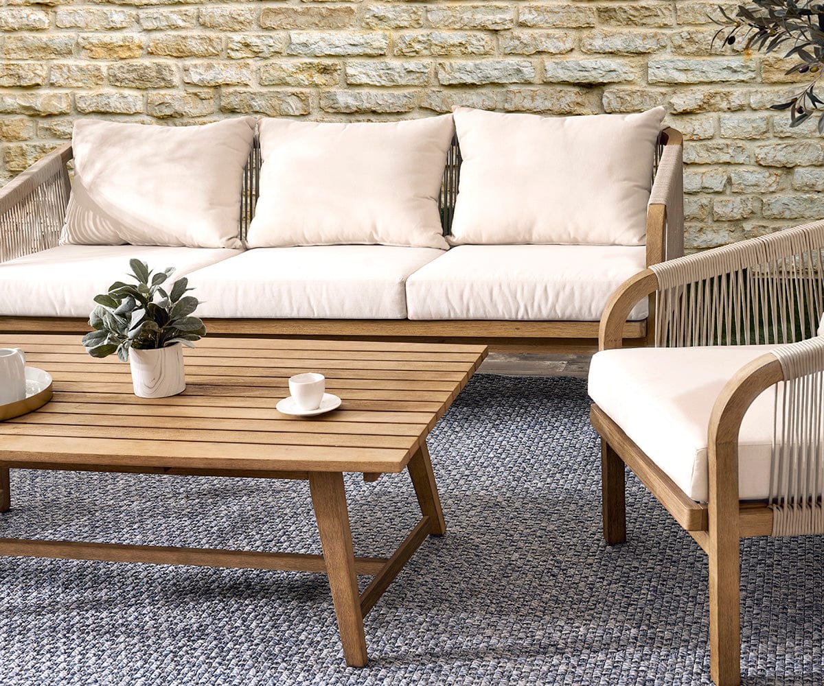 Premium Iona Outdoor Sofa Set - Waterproof & UV-Resistant Patio Furniture for Garden, Poolside, and Backyard Relaxation