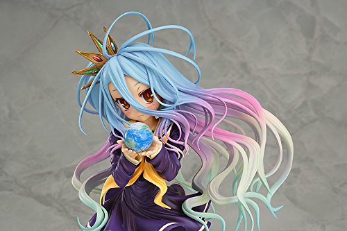 No Game No Life Shiro 1/7 Scale PVC Figure - Anime Collectible for Fans, Perfect for Display in Home, Office, or Gaming Room