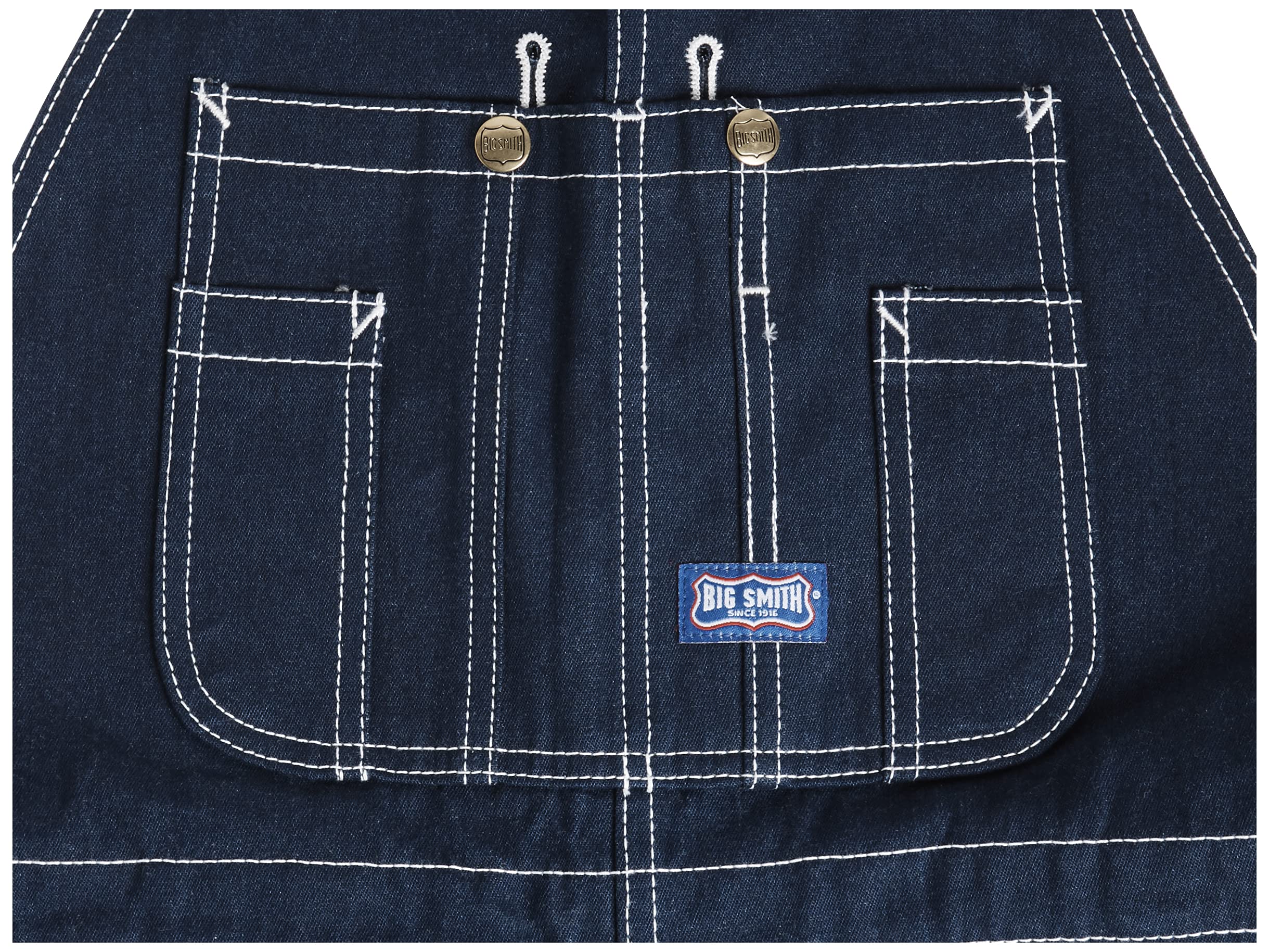 Men's Big Smith Rigid Bib Overalls - Durable Workwear Coveralls in 52x32 Size - Perfect for Construction, Farming & Outdoor Labor