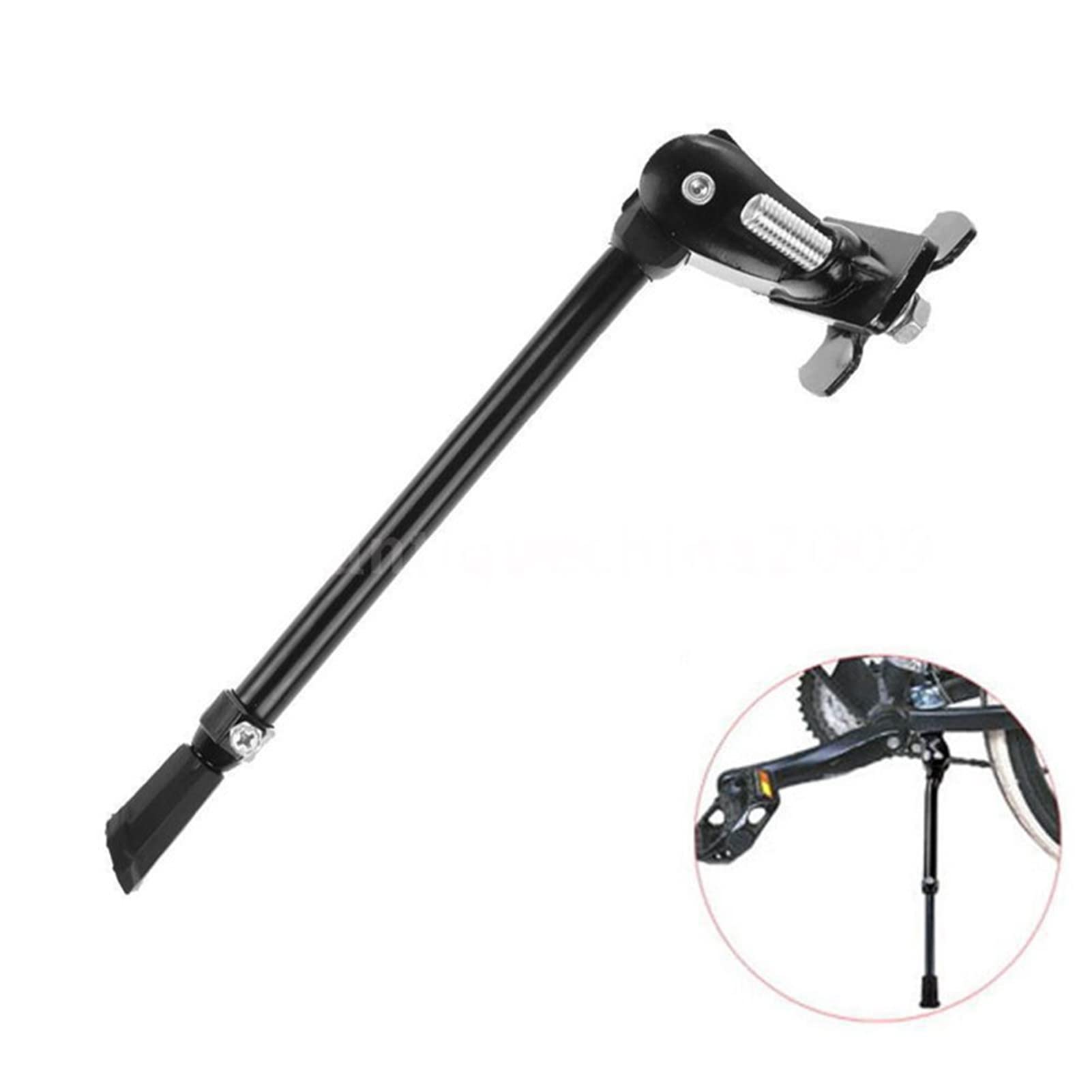 **Universal Aluminum Alloy Bike Kickstand - Rear Mount Bicycle Stand for 24-27 Inch Wheels (MTB, Road Bike, Adult & Sports Bikes) - Perfect for Parking, Storage & Commuting**