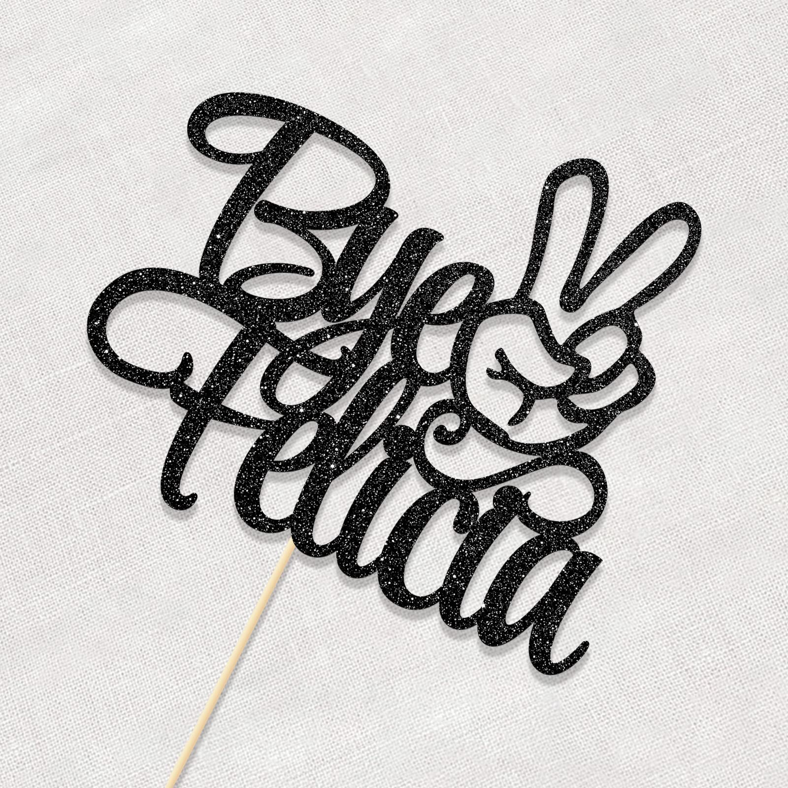 Bye Felicia Cake Topper - Funny Divorce, Farewell & Retirement Party Cake Decorations - Single AF Celebration - Black - Perfect for Bachelorette Parties & Breakup Cakes