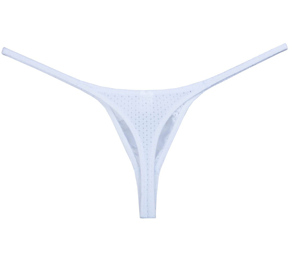 Men's Breathable Thong Underwear with Bulge Pouch - Micro G-String T-Back Bikini Briefs for Comfort & Support - Perfect for Beach, Gym & Intimate Moments