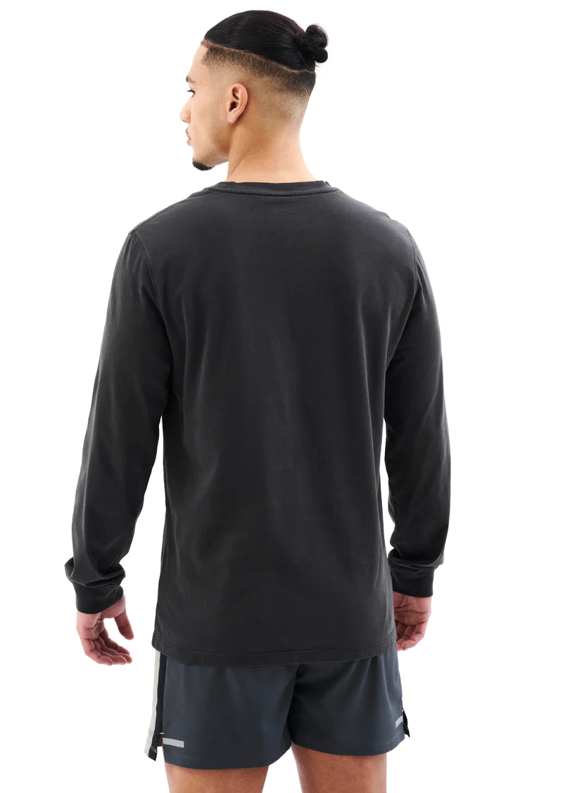 ACE HIGH Long Sleeve T-Shirt in Black | Premium Cotton Men's Casual Tee for Everyday Wear & Street Style