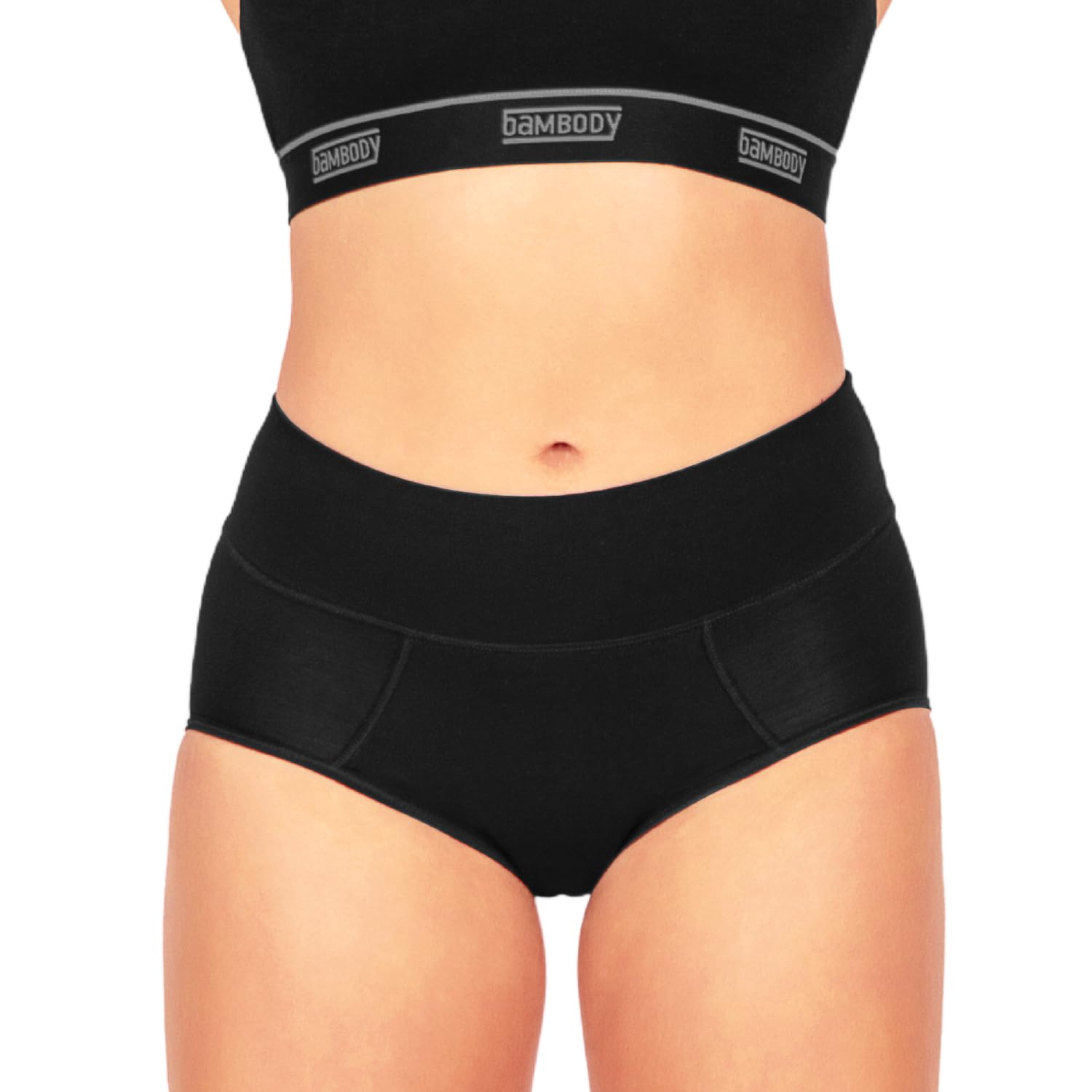 Bambody Absorbent Period Underwear for Women & Teens - Leakproof, Soft, Breathable & Comfortable - Perfect for Overnight Protection, Active Lifestyles & Everyday Wear