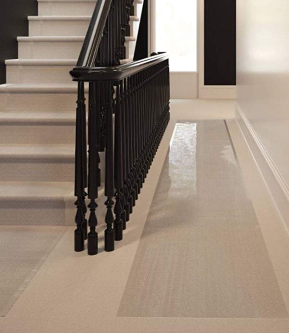 Non-Slip Clear Plastic Runner Rug - 26