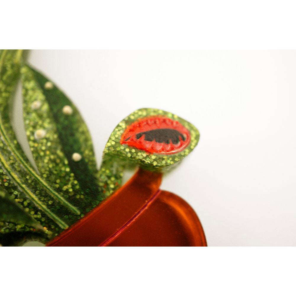Laliblue Carnivorous Plant Brooch - Unique Venus Flytrap Pin for Women, Fashion Accessories for Nature Lovers | Perfect for Botanical Enthusiasts, Garden Parties & Nature-Themed Outfits