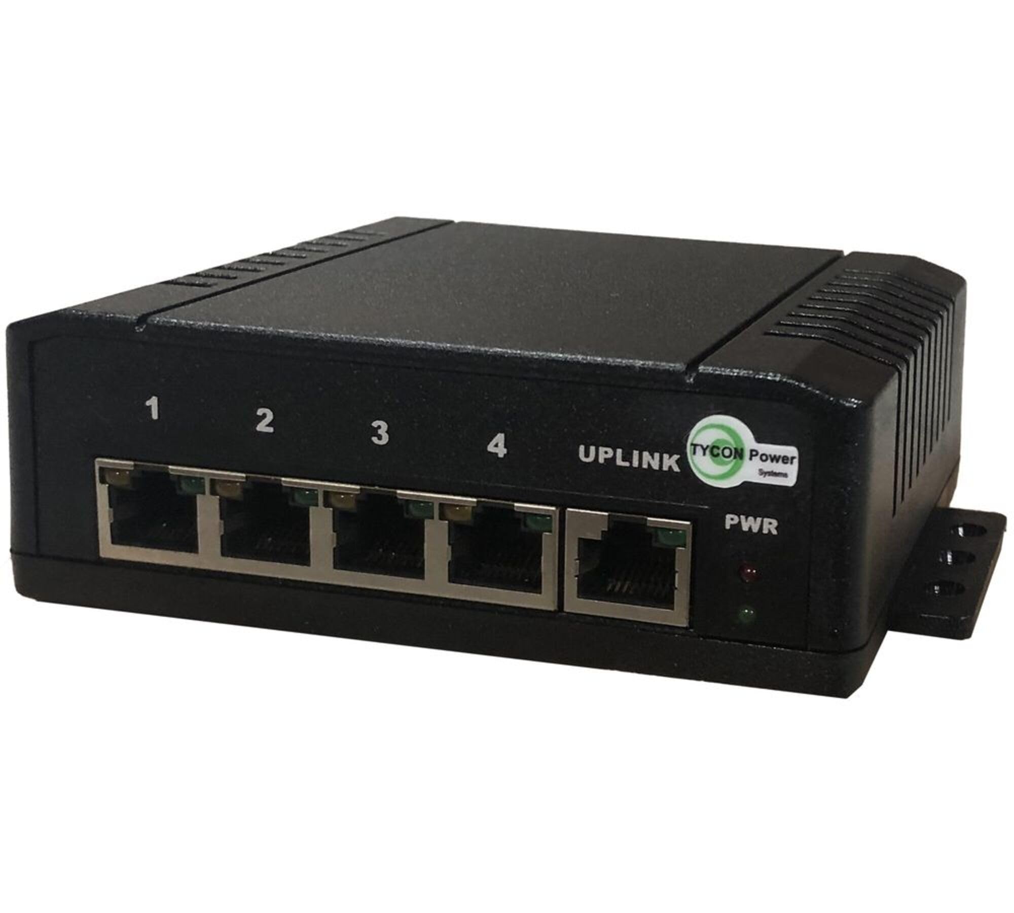 Tycon Systems TP-SSW5-NC 12-56V 5 Port Passive PoE Switch for IP Cameras, Wireless Access Points & VoIP Phones - Reliable Network Power Solution