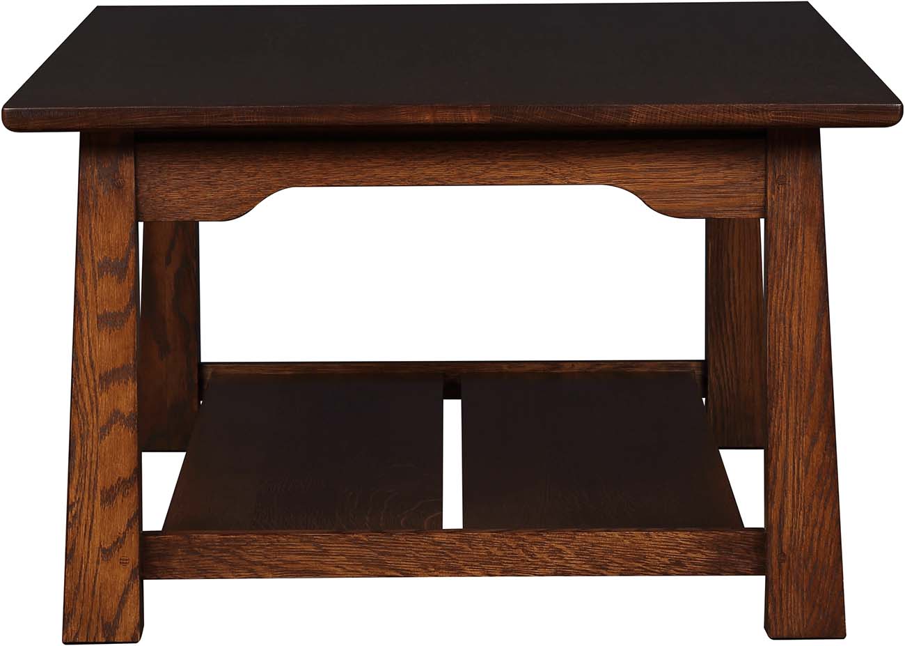 Modern Park Slope Cocktail Table - Mid-Century Style Coffee Table for Living Room, Lounge & Office - Sturdy Wooden Accent Table with Sleek Design for Home Decor