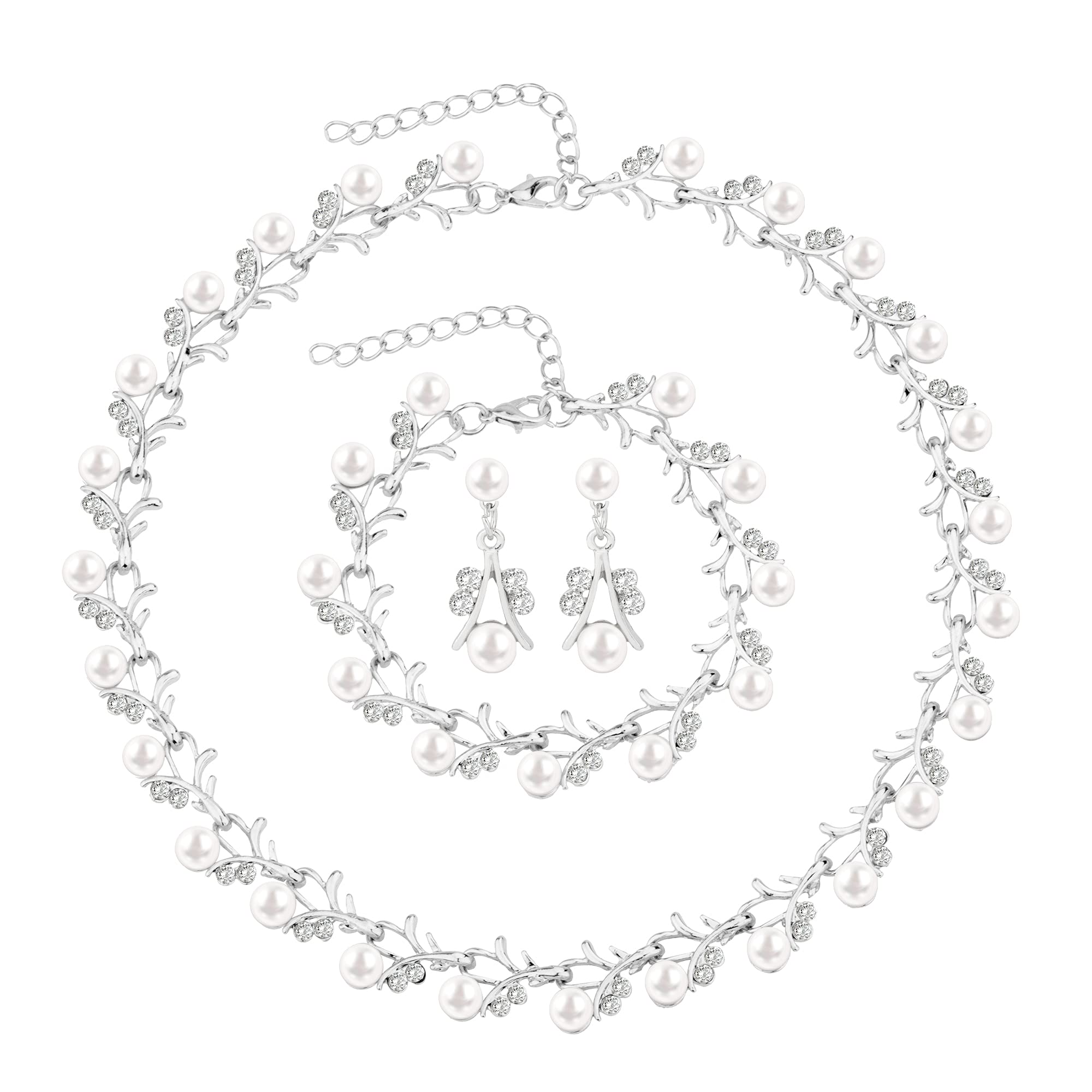 Pearl Jewelry Set for Women - Wedding & Party Accessories