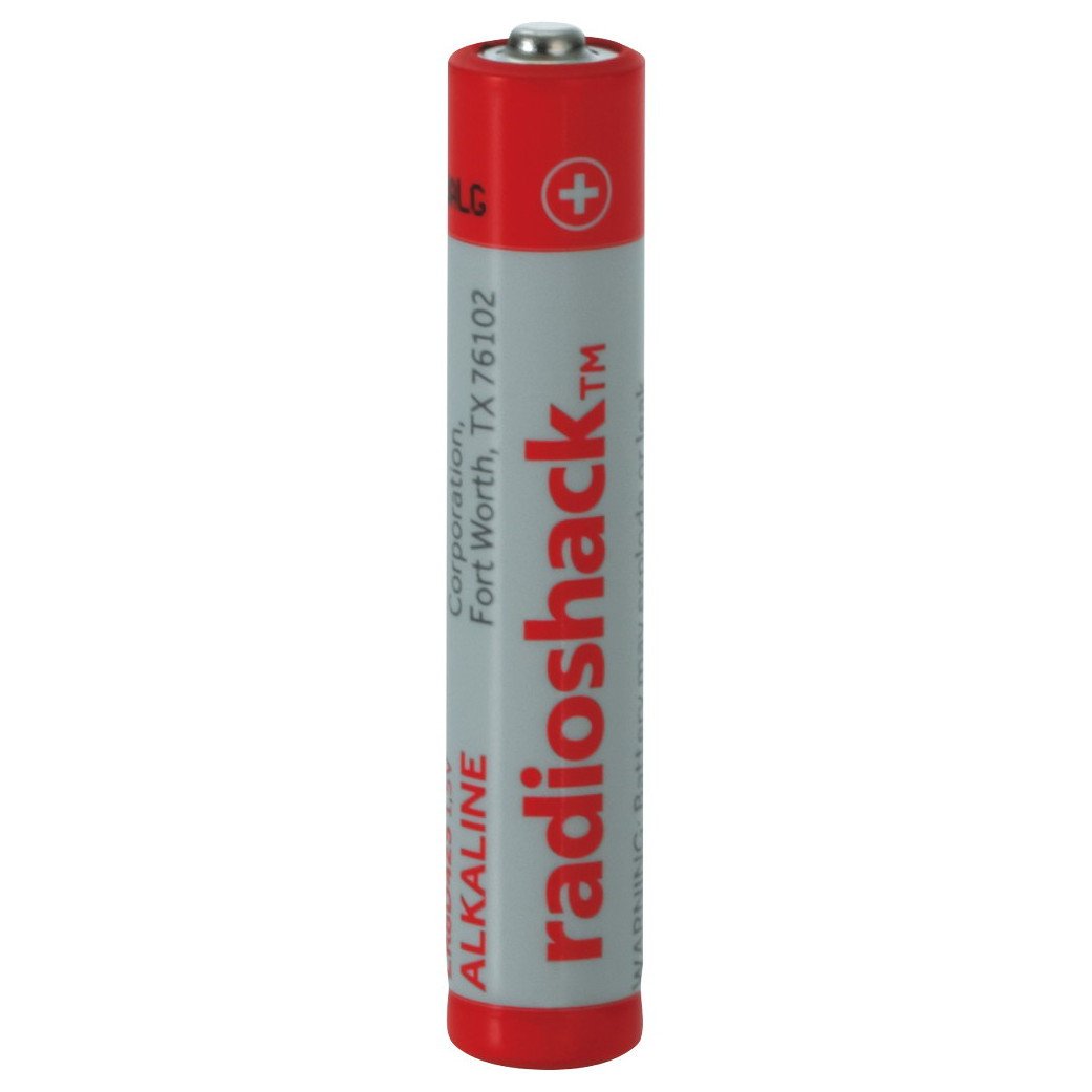 RadioShack AAAA Alkaline Batteries 2-Pack - Long Lasting Power for Calculators, Medical Devices & Laser Pointers