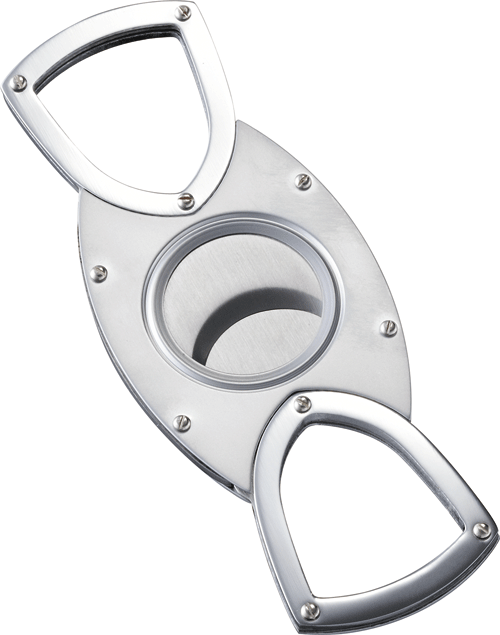 Premium Leon Guillotine Cigar Cutter - High Polish Satin Finish, Large Size for Perfect Cuts | Ideal for Cigar Aficionados, Gifts & Special Occasions