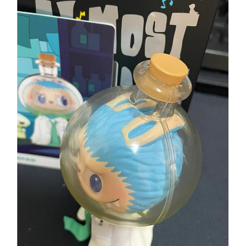 Labubu The Monsters Almost Hidden Series Flask - Cute Collectible Figure for Display, Gifts & Anime Fans | Perfect for Home Decor, Office Desk & Pop Culture Enthusiasts