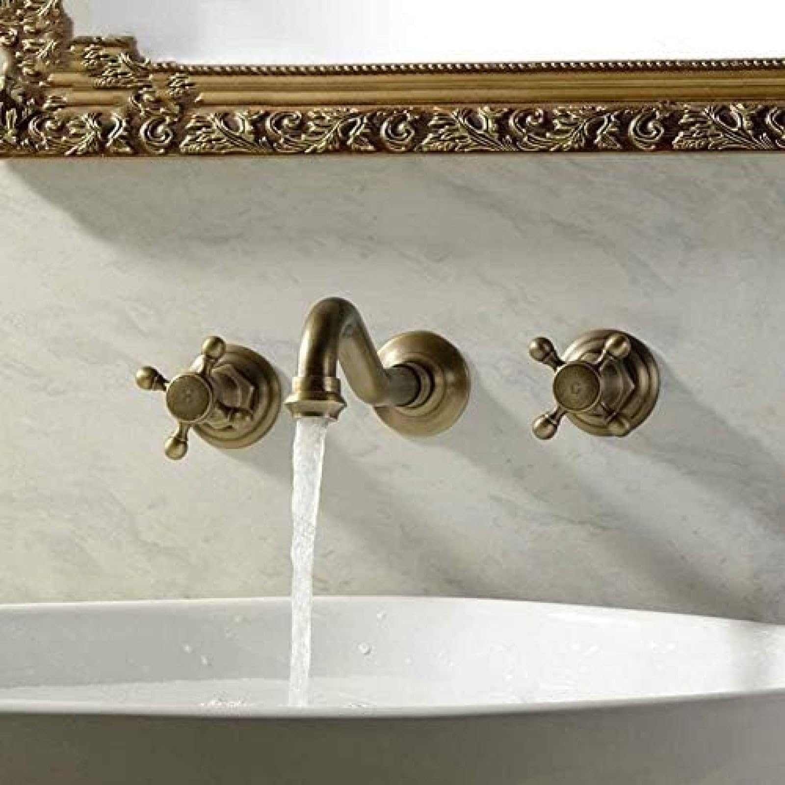 CRJUS Kitchen & Bathroom Faucets - Waterfall Basin, Shower, Bath, and Wall-Mounted Taps for Modern Home & Commercial Use