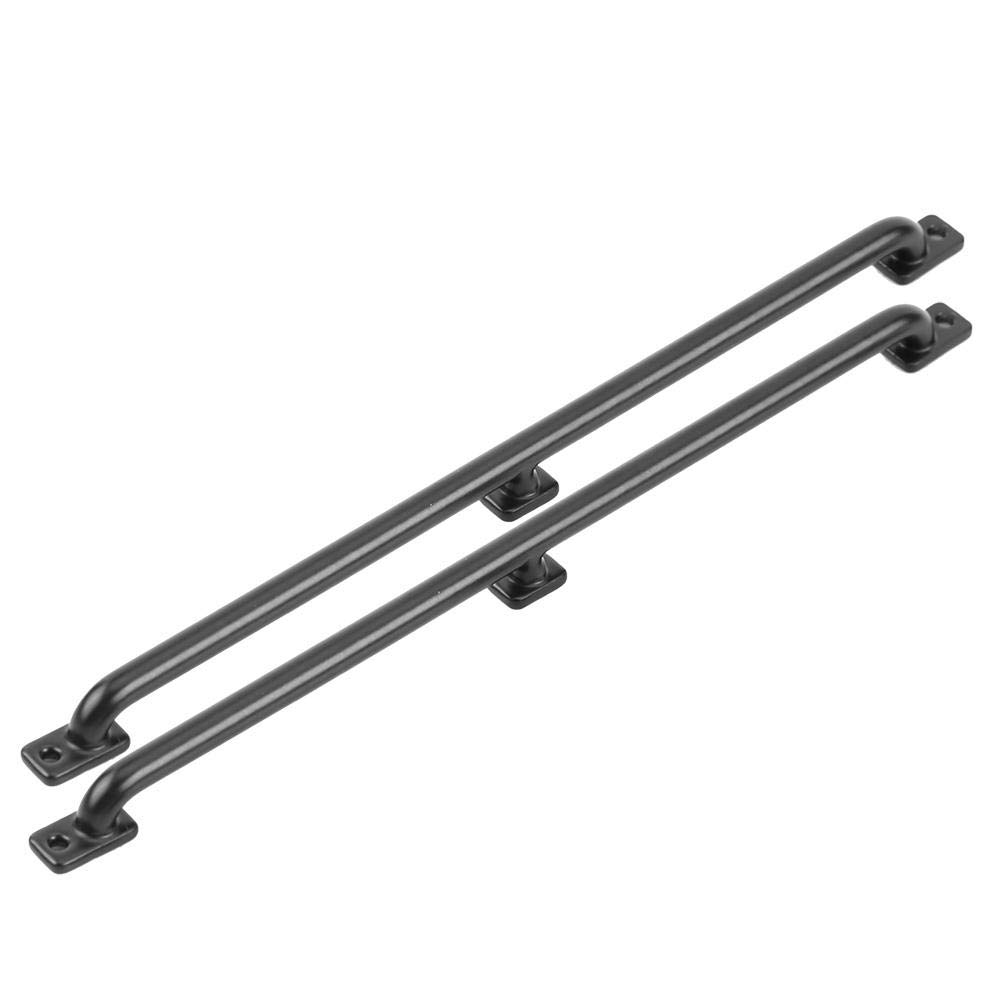 Dilwe 1/10 Scale RC Crawler Car Metal Handrail Set - Left & Right Body Shell Replacement Parts (5.31 Inch) for Off-Road RC Vehicle Upgrades & Trail Crawling Adventures