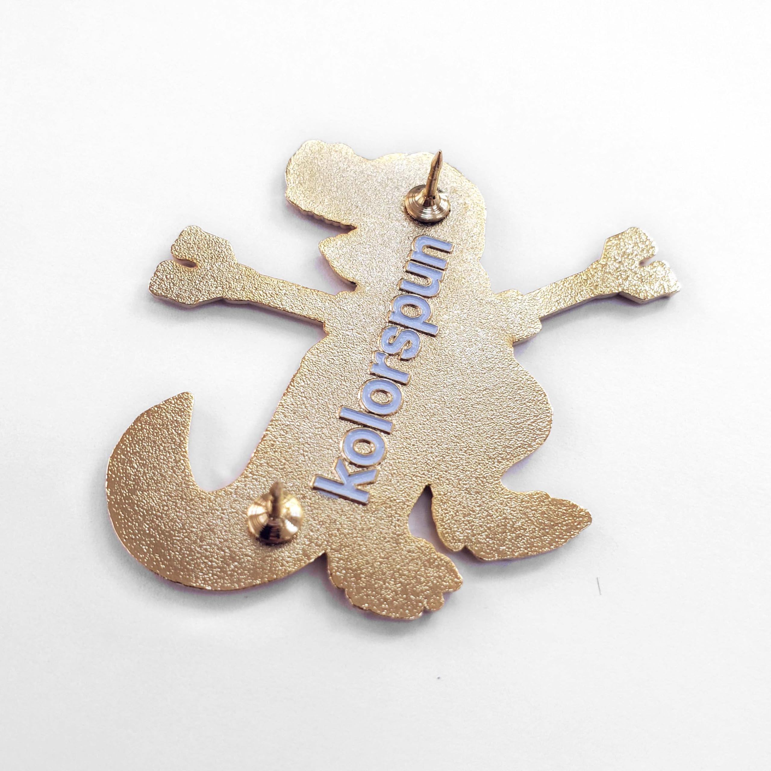 Unstoppable T-Rex Dinosaur Enamel Lapel Pin - Vintage Dino Brooch for Jackets, Bags & Hats - Perfect Gift for Jurassic Park Fans & Dinosaur Lovers