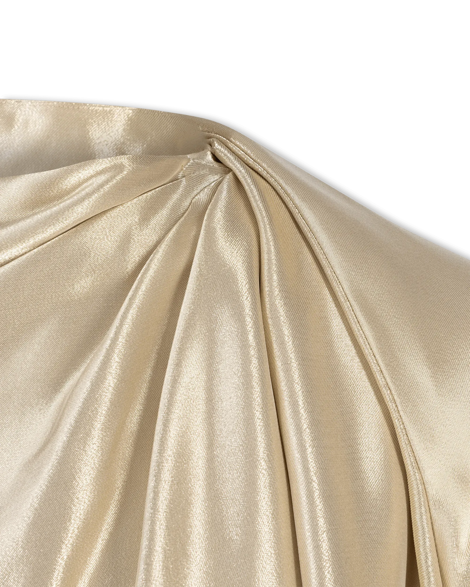Golden Cady Dress for Women - Elegant & Comfortable Formal Wear | Perfect for Weddings, Parties & Special Occasions