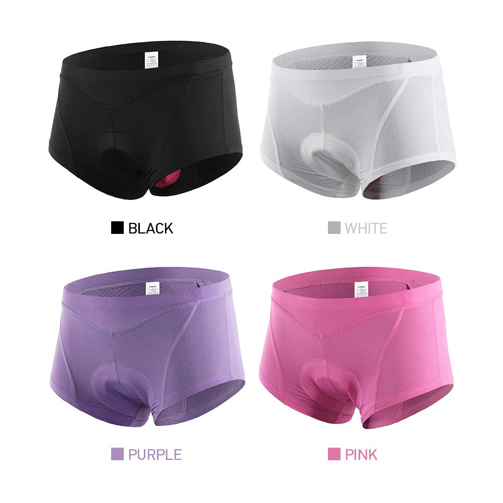 **Women's 3D Gel Padded Cycling Shorts - Breathable Bike Underwear for Comfort & Support - Perfect for Road Biking, Spinning & Indoor Cycling**