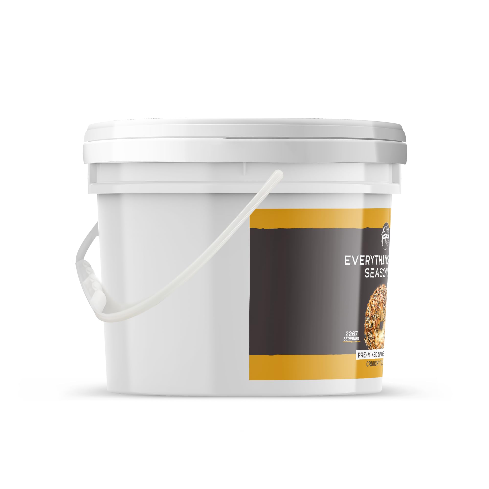 Birch & Meadow 1 Gallon Everything Bagel Seasoning - Pre-Mixed Spices & Seeds with Crunchy Texture - Perfect for Bagels, Avocado Toast & Homemade Breads