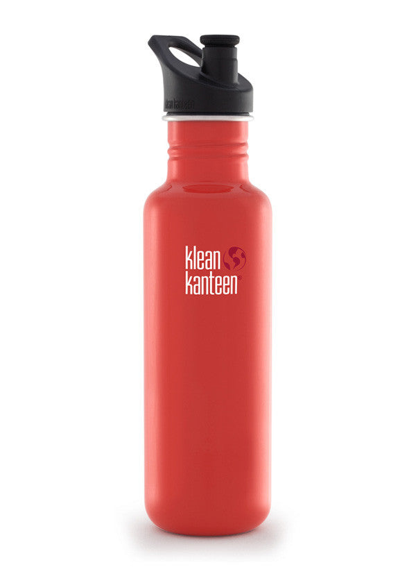 **Klean Kanteen Classic 27oz (800mL) Stainless Steel Water Bottle - Leakproof, BPA-Free, Eco-Friendly for Hiking, Gym & Everyday Use**