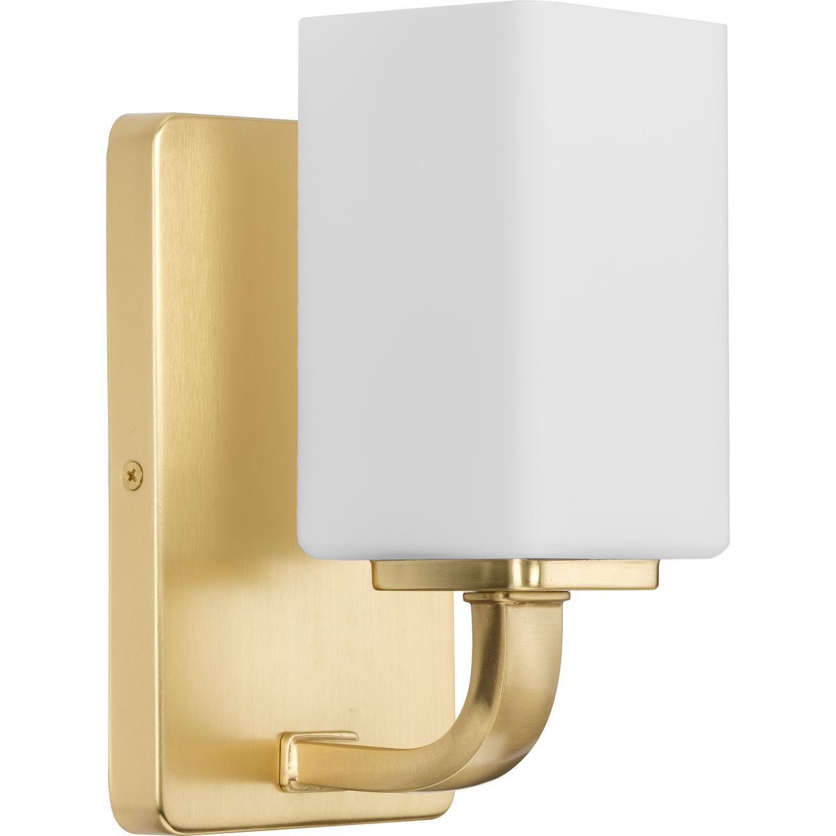 Cowan Collection Modern One Light Etched Opal Glass Bathroom Vanity Light Fixture - Perfect for Bathroom, Powder Room, and Dressing Area Lighting