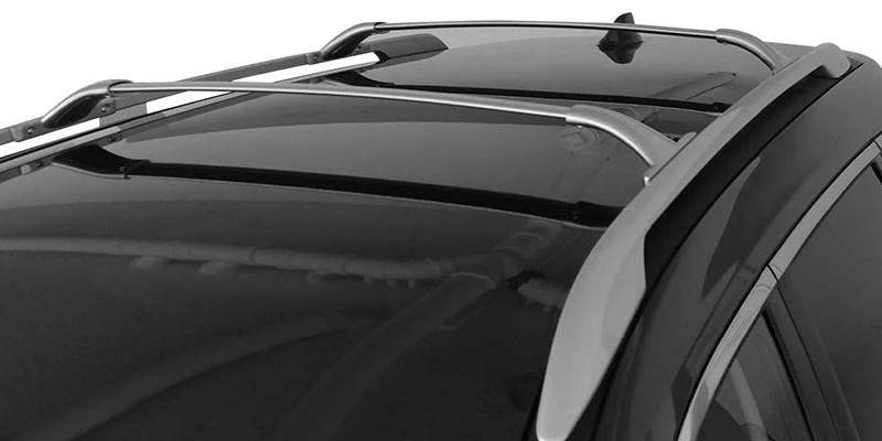 2014-2020 Nissan Rogue OEM Style Silver Aluminum Roof Rack Cross Bars - Perfect for Outdoor Adventures, Camping & Cargo Transport