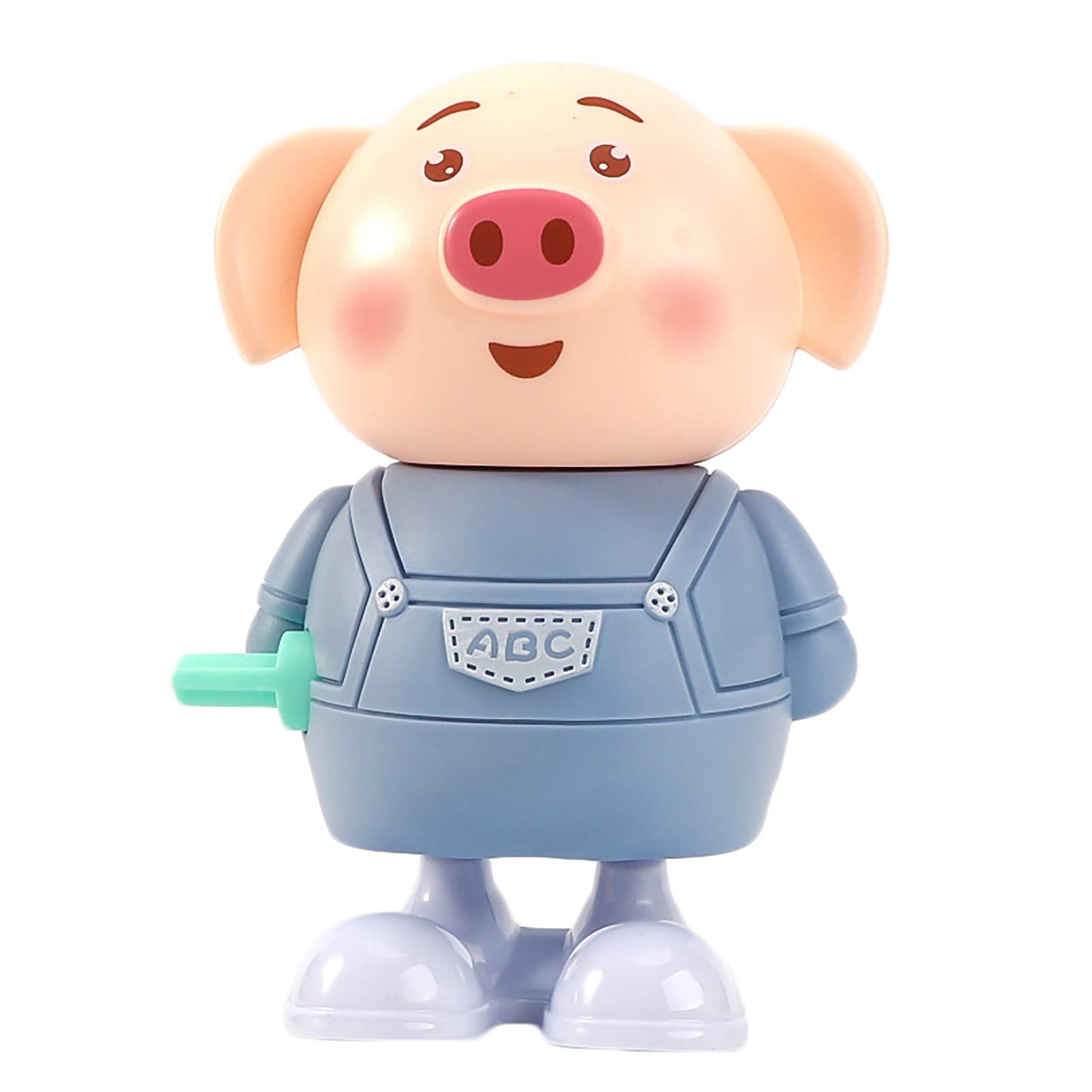 Barmi Wind-Up Toy Cartoon Pig - Cute Plastic Clockwork Piggy Toy for Kids | Fun Educational Gift for Children | Perfect for Birthday Parties, Classroom Rewards & Playtime Activities