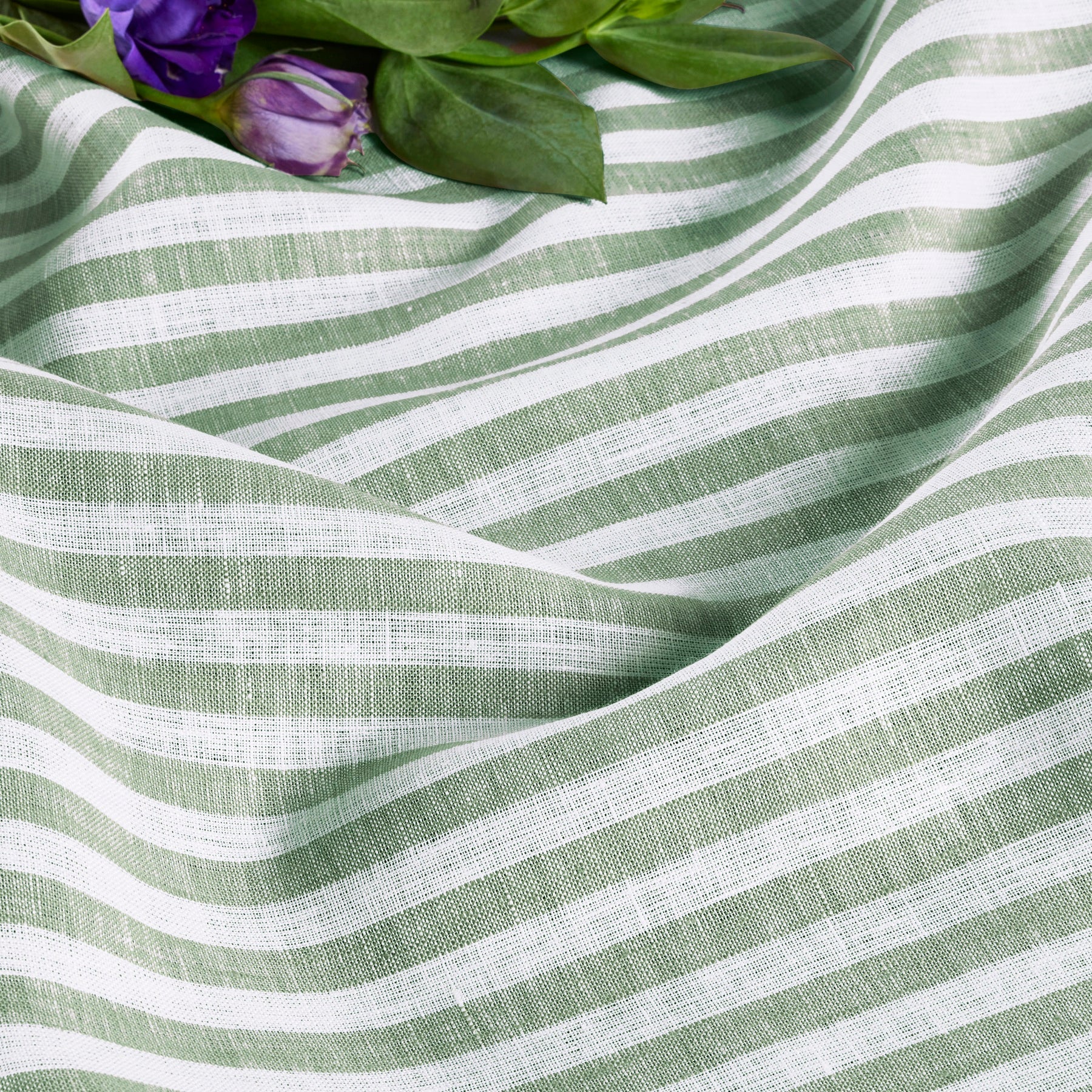 Amalfi Stripe Table Throw - Elegant Cotton Table Runner for Dining Room, Kitchen & Holiday Decor - Perfect for Weddings, Parties & Home Styling