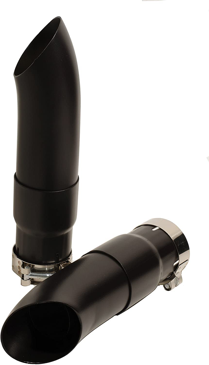 Radiant Cycles Universal Shorty GP Exhaust for 2010-2014 Victory Hammer 8-Ball - High Performance Black Motorcycle Exhaust System - Perfect for Cruisers & Street Bikes