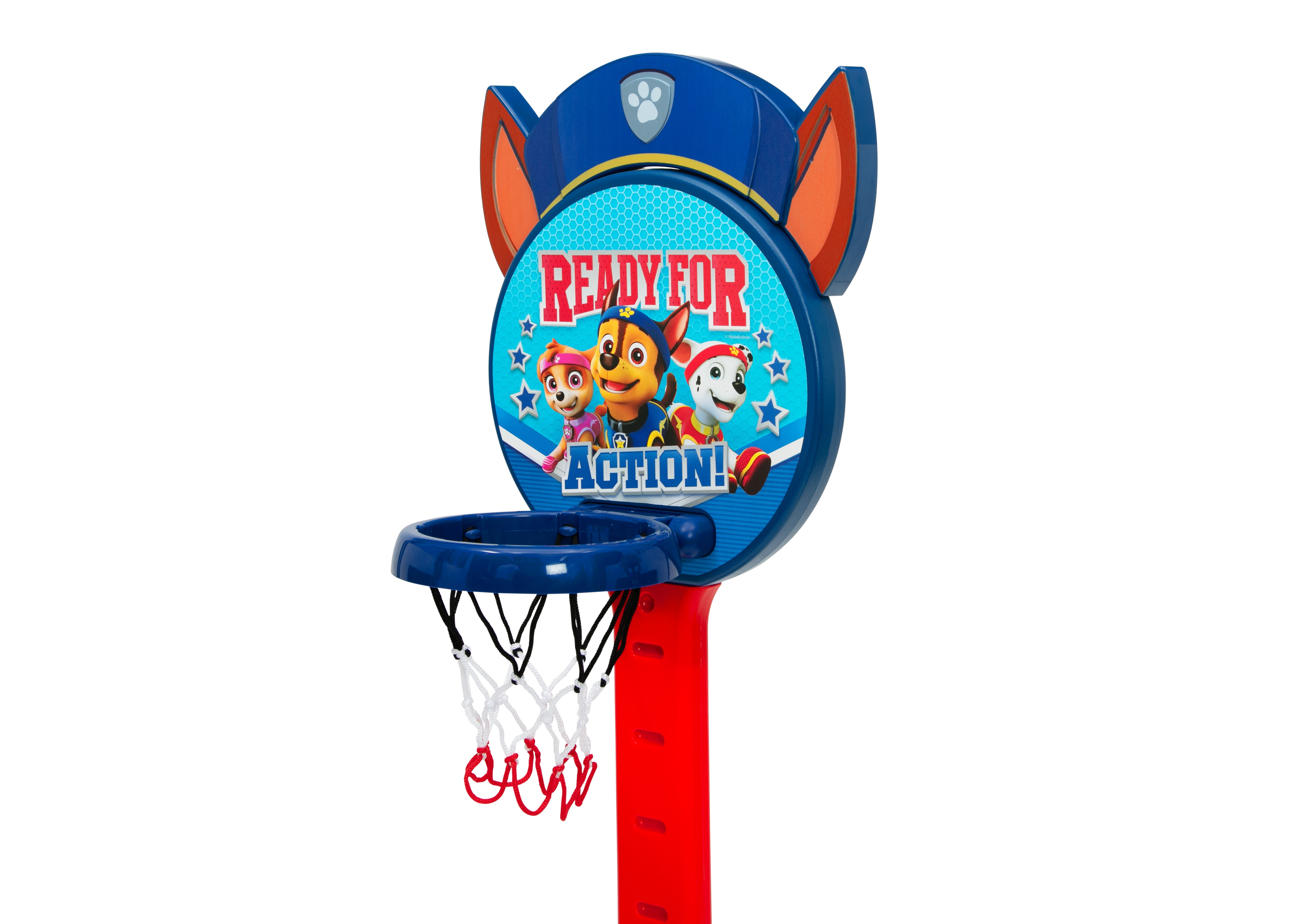 PAW Patrol Kids Basketball Set - Durable Plastic Hoop & Ball for Indoor & Outdoor Play - Perfect for Backyard, Playroom & Birthday Parties