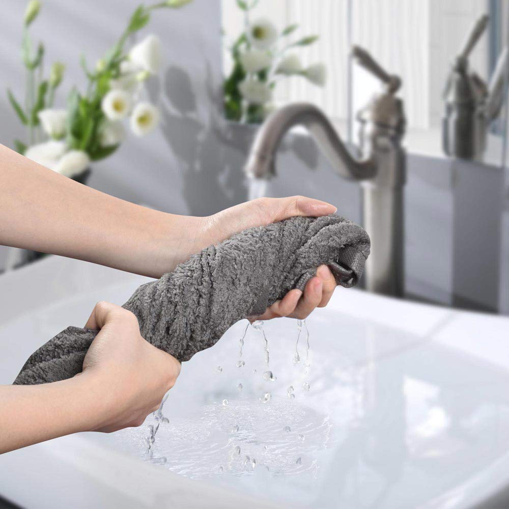 Aquaterior 28x53 Inch Lightweight 100% Cotton Bath Towel - Quick Dry, Super Absorbent & Soft for Bathroom, Hotel, Spa, Pool & Gym - Gray (Perfect for Everyday Use, Travel & Luxury Bathing)