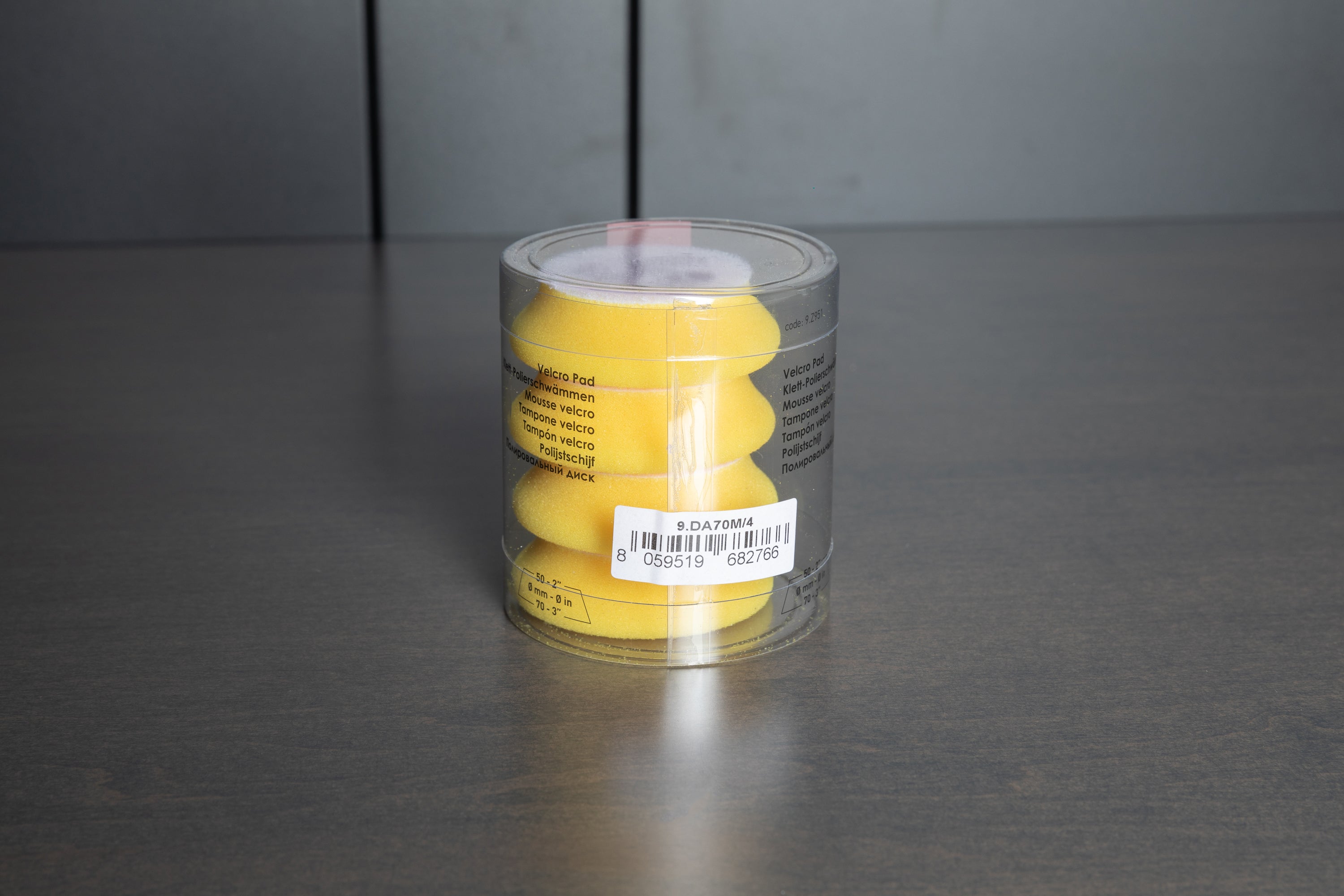 RUPES Yellow Fine Polishing Pads Set of 2 - Perfect for Car Detailing & Paint Correction - Professional Auto Buffing & Polishing Kit for Flawless Finish
