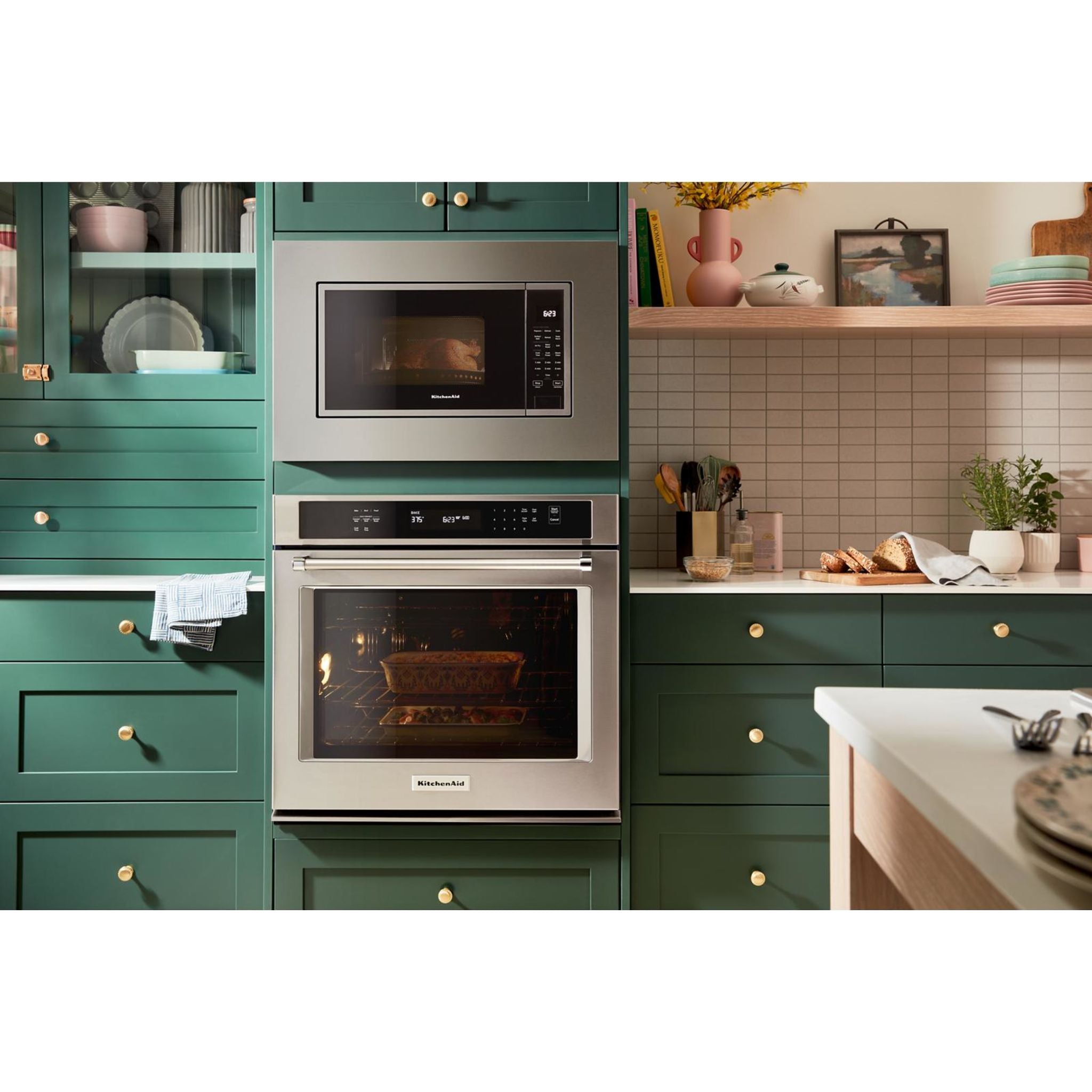 KitchenAid KMCS522SPS Stainless Steel Countertop Microwave with PrintShield Technology - Perfect for Small Kitchens, Dorms & Office Break Rooms