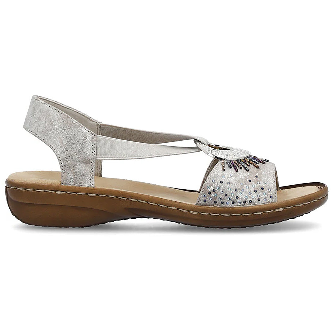 Rieker Regina 60880 Women's Comfortable Slip-On Shoes for Walking, Work & Casual Wear - Lightweight & Stylish Footwear for Everyday Use