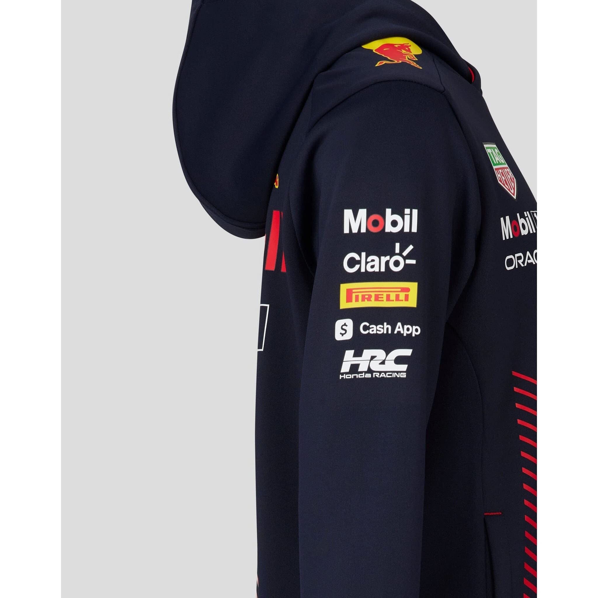Red Bull Racing F1 2023 Team Kids' Pullover Hoodie - Official Merchandise for Young Motorsport Fans | Perfect for Race Day & Casual Wear