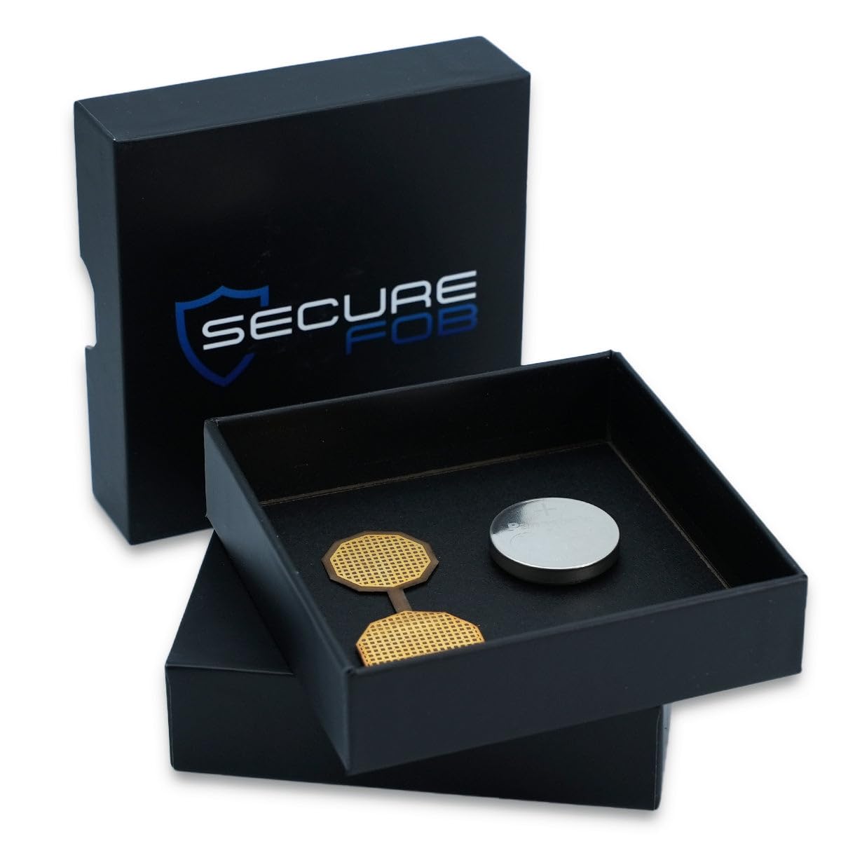 Secure FOB Keyless Entry Car Anti-Theft System with 2 Fobs & 2 Replacement Batteries (CR2025/CR2032) - Protect Your Vehicle from Theft | Ideal for Cars, Trucks & SUVs
