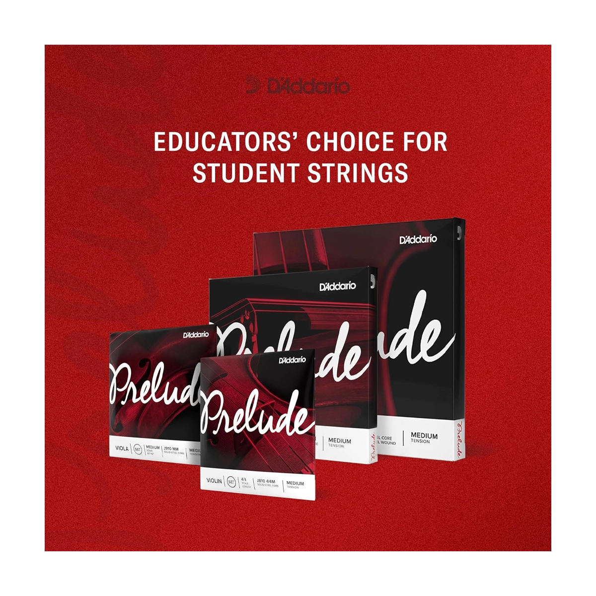 D'Addario Prelude Violin G String for 4/4 Violin - Medium Tension Single String Replacement - Perfect for Students & Professional Violinists - Ideal for Practice, Performances & Orchestra Use
