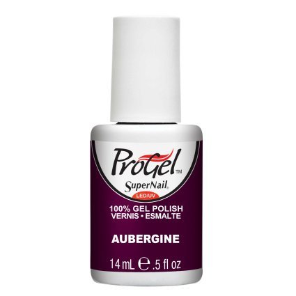 Supernail Gel Polish - Black Currant Shimmer Nail Lacquer (0.25 fl oz) | Long-Lasting UV/LED Gel Nail Polish for Salon-Quality Manicures at Home | Perfect for Parties, Weddings & Special Occasions