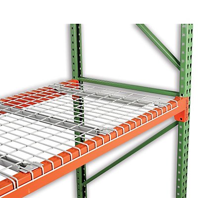 Heavy Duty Painted Steel Wire Decking for Box Beams - 46x48 Inches - High Capacity Storage Shelving - Gray - Ideal for Warehouse, Garage, and Industrial Organization