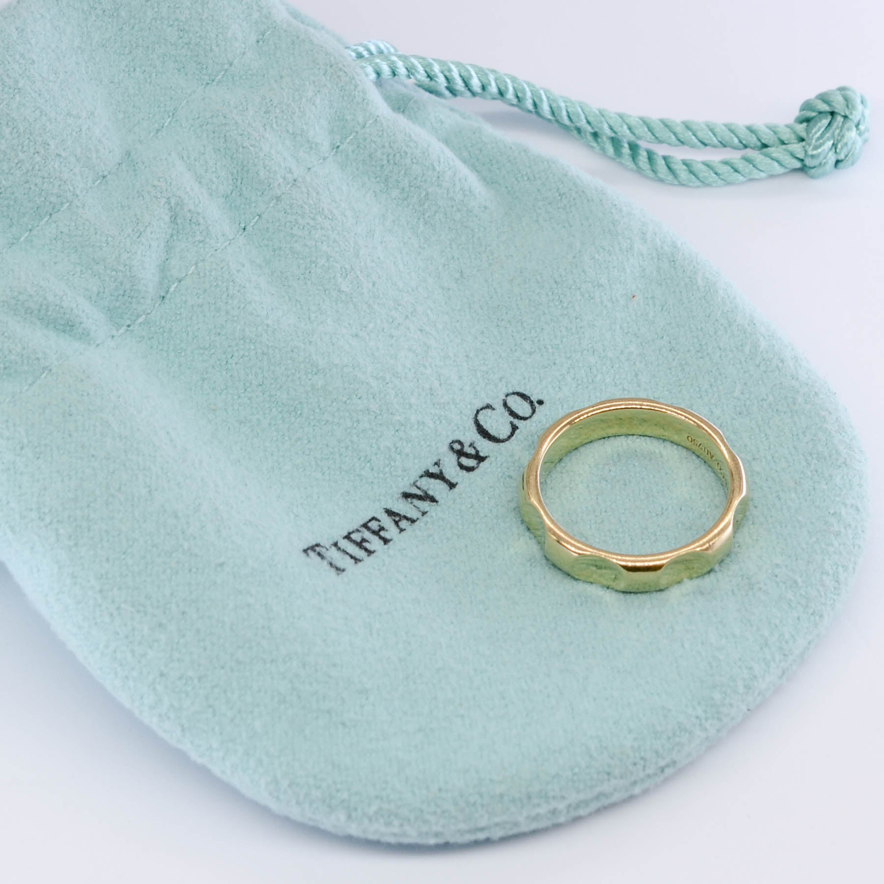 Tiffany & Co. Paloma's Groove 18k Yellow Gold Ring - Size 5.5 | Elegant Jewelry for Women, Perfect for Weddings, Anniversaries & Special Occasions