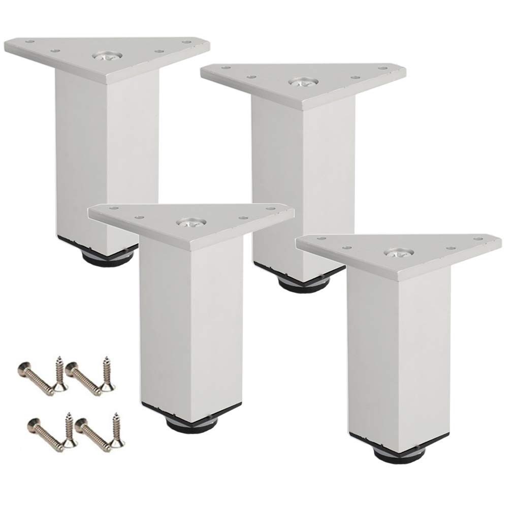 Adjustable Aluminum Alloy Furniture Legs - 4 Pack (11